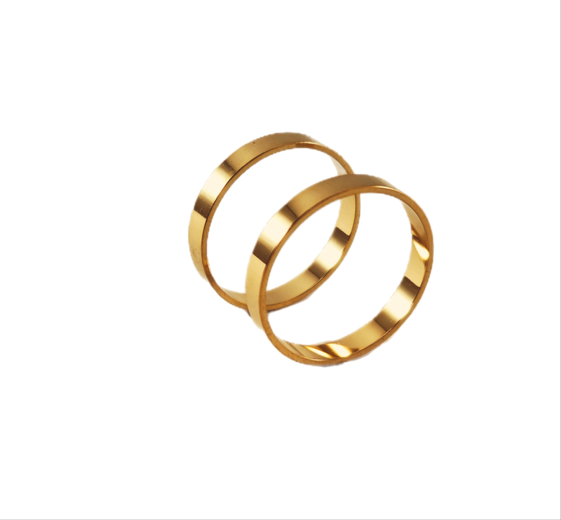 Aliança em Ouro 18k Reta 3,00mm