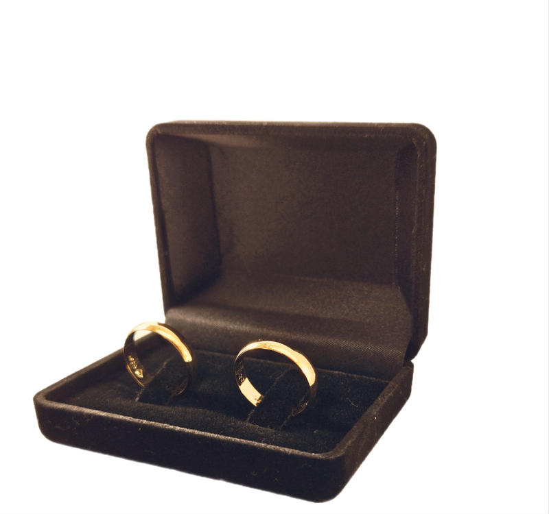 Aliança em Ouro 18K Anatômica 4,00mm