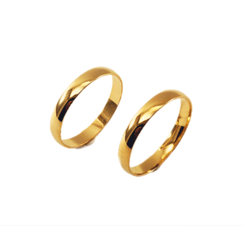 Aliança em Ouro 18k Tradicional 3,00mm
