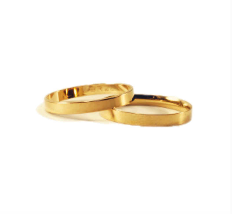 Aliança em Ouro 18k Reta 2,00mm