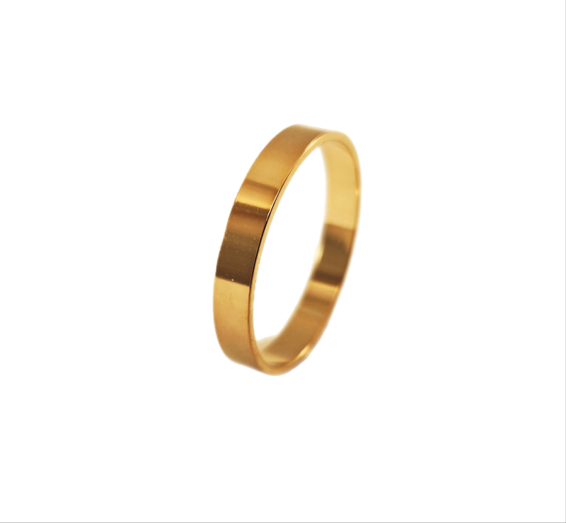 Aliança em Ouro 18k Reta light 2,00mm