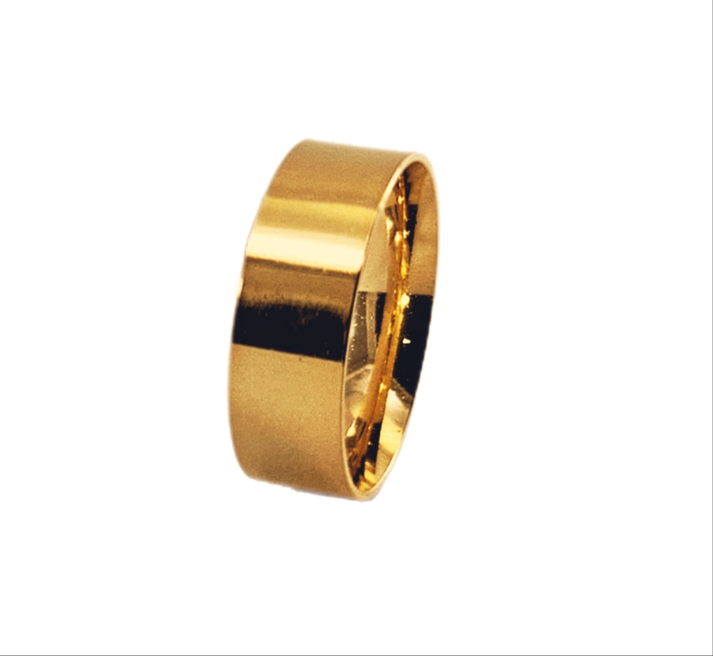 Aliança em Ouro 18k Reta light 6,00mm