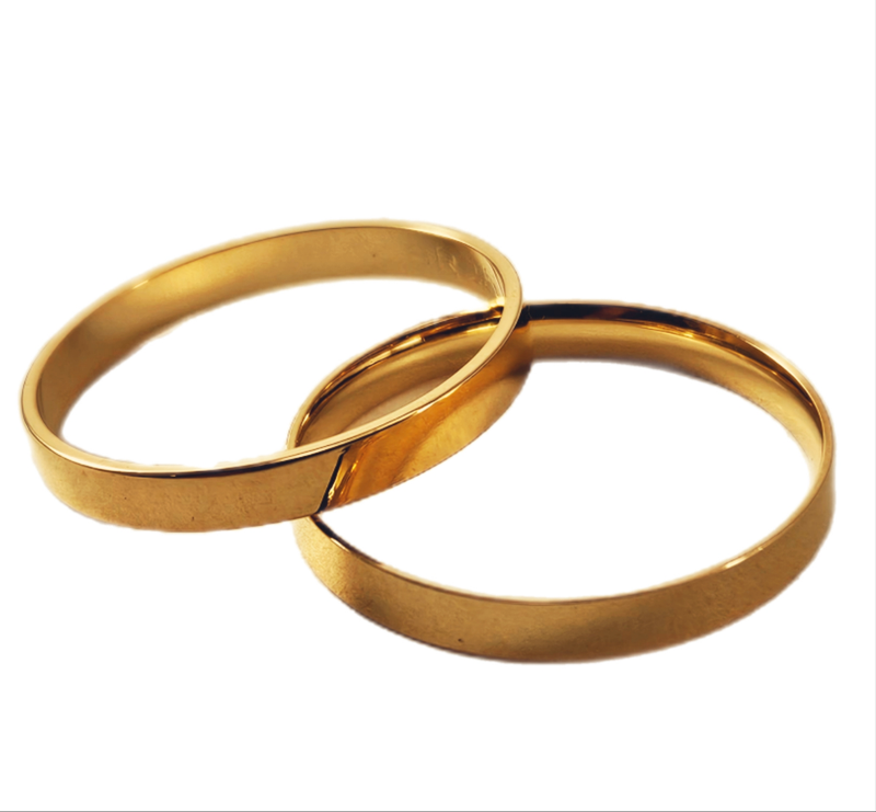Aliança em Ouro 18k Reta 2,00mm