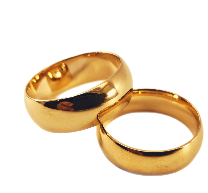 Aliança em Ouro 18k Tradicional 6,00mm