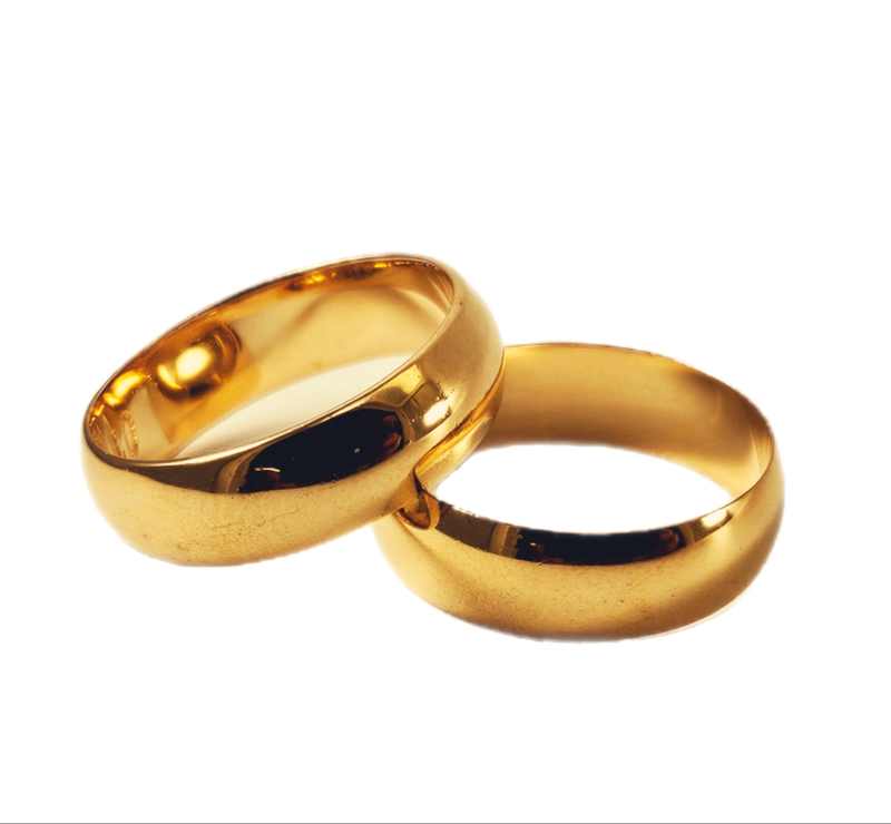 Aliança em Ouro 18k  Anatômica 5,00 mm