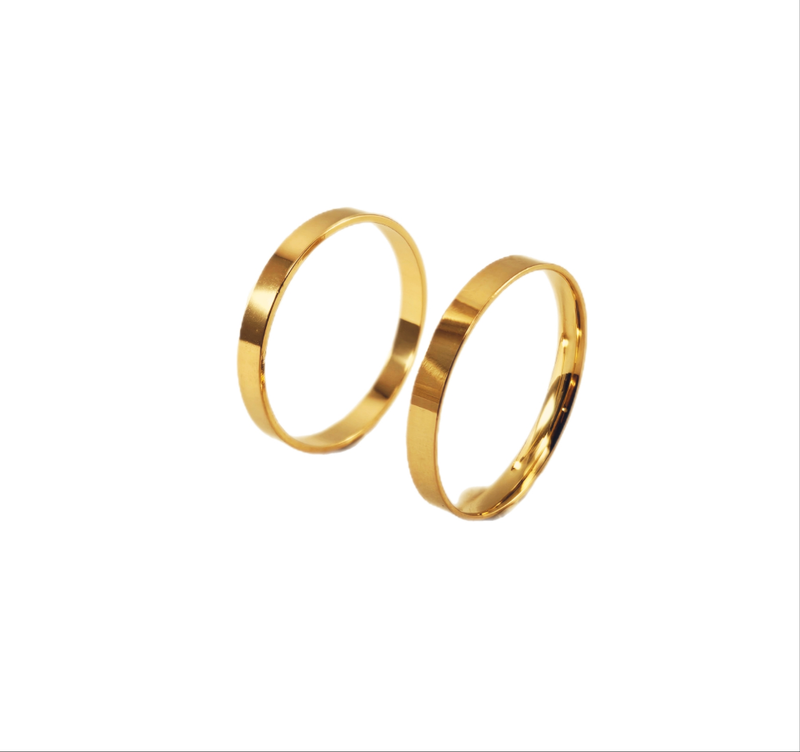 Aliança em Ouro 18k Reta 2,00mm